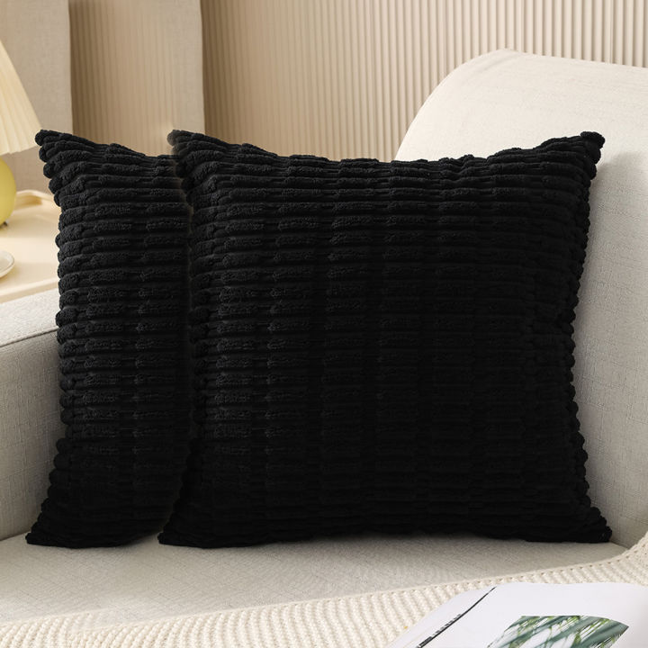 GC%202pcs%20Corduroy%20Pillowcases%20Solid%20Color%20Decorative%20Throw%20Pillow%20Covers%20Cushion%20For%20Living%20Room%20Couch%20Bed%20Sofa%2018x18inch%20-%20Image%202