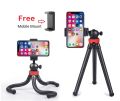 360 Degree Flexible TPR Mini Tripod Portable Octopus Tripod for Smartphone and Camera.