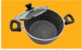 HAMKO Casserole Pan with Glass Lid- (28 CM) IB-Non-stick. 