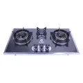 Gazi EG-B712S Triple Burner Steel Body Gas Stove Natural Gas(NG) or Cylinder Gas(LPG).
