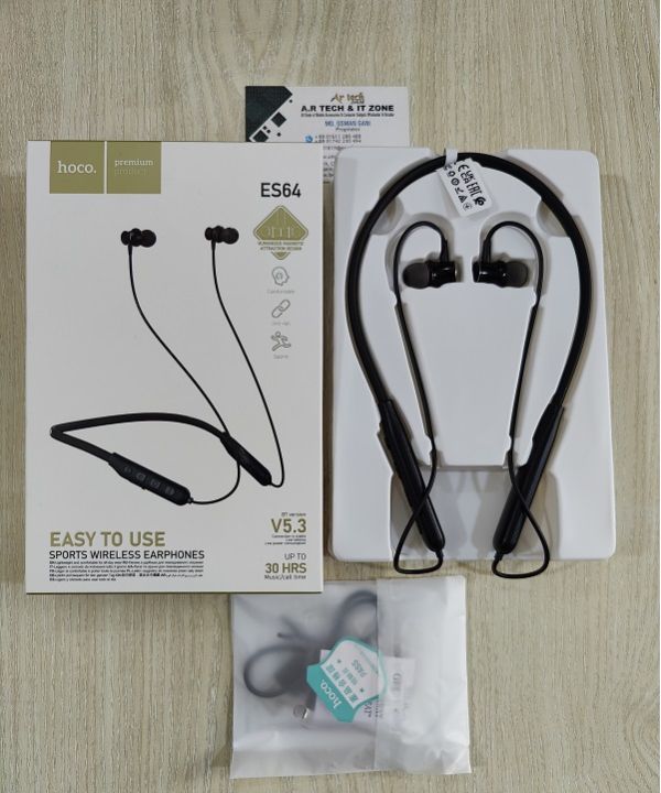 Hoco%20ES64%20Sports%20Bluetooth%20Earphone%20Wireless%20Neckband%2030%20Hour%20Charge%20-%20Image%203