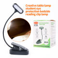 LED Clip Light Adjustable Desk Lamp Student Eye Protection Bedside Night Reading Desk Lamp Night Lighting Table Lamp 1Pcs. 