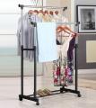 Stainless Steel Portable Cloth Rack Double Pole. 
