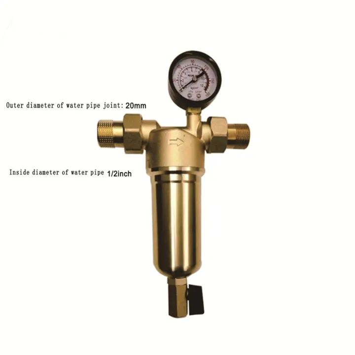 Pre-filter%20%20Purifier%20System%200.5/0.75/1inch%20Pure%20Brass%20Body%20Stainless%20Steel%20Mesh%20Prefiltro%20with%20Gauge%20-%20Image%202