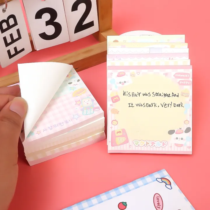 Original%20Puppy%20Note%20Book%20Cute%20Non-adhesive%20Tearable%20Message%20Notepad%20Students%20High%20Value%20Handbook%20Material%20Book%20-%20Image%203