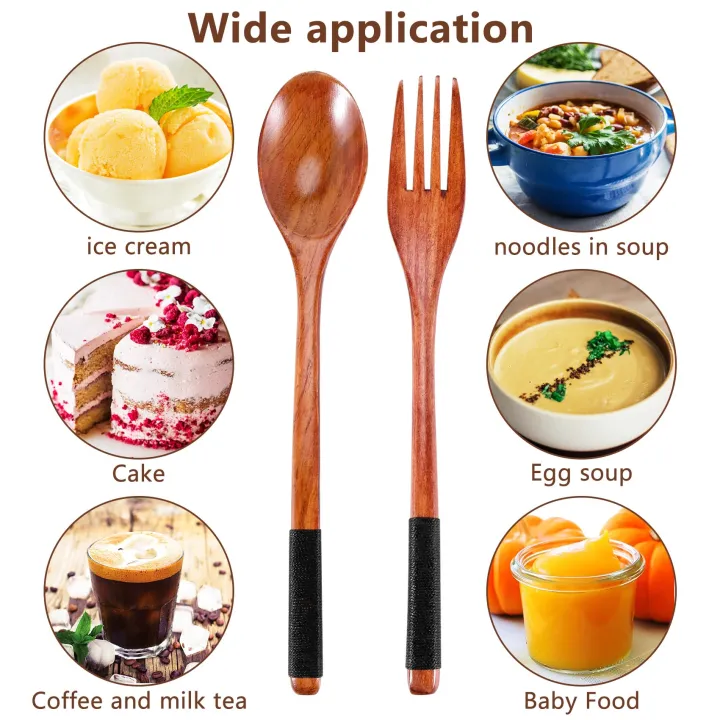 Wooden%20Spoons%20Forks%20Set%20Japanese%20Style%20Wooden%20Utensils%20Set%20for%20Eating%20Wood%20Flatware%20Set%20Reusable%20(Black%20Cords,10%20Pieces)%20-%20Image%202