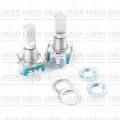 Half Shaft 20mm Rotary Encoder Code Switch Digital Potentiometer 20 Pulse Mechanical Rotary Encoder Flat Shaft Through Hole. 