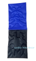 Universal bike seat cover for all Motorcycle. rexine Black and Blue.