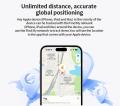 Mini Tracker Smart Tag Compatible with iOS Find My APP Global Locator Anti-lost Finder for Car Pet Keys Wallet Suitcase Finder. 