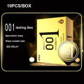 OLO 001 Hyaluronic Acid Long Lasting Gold Condom 1 Pack (10 Pcs). 