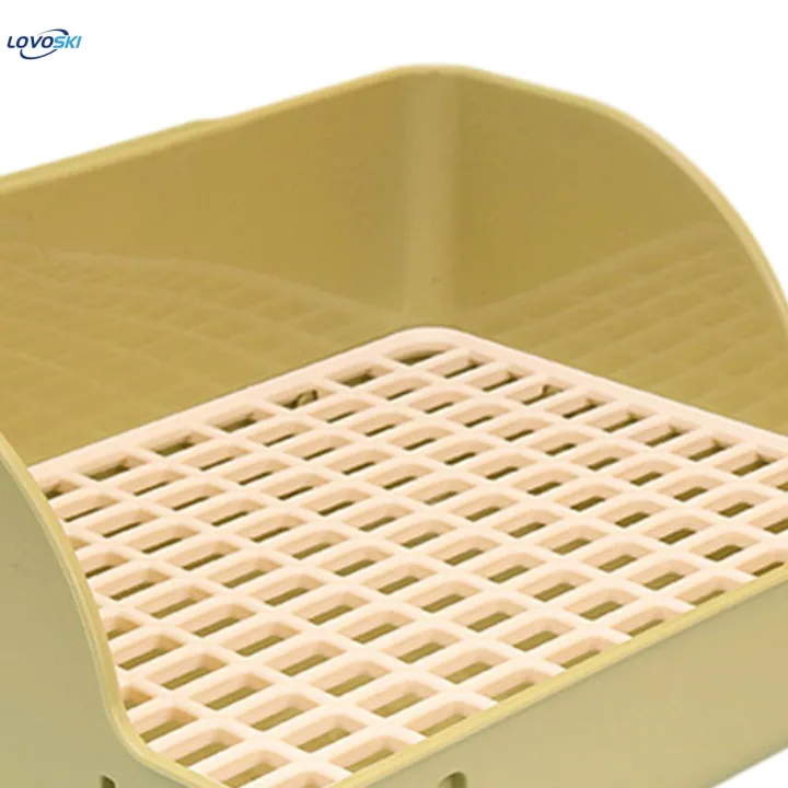 Rabbit%20for%20Cage%20Small%20Animals%20Litter%20Tray%20Durable%20Corner%20Toilet%20Box%20for%20green%20pp%20mesh%20-%20Image%205