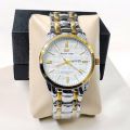 SUCCESS-WAY-261 Wrist Watch For Men High Quality Waterproof Full Stainless Steel Active Day and Date Slim Fitting Fashionable Formal Gents Watch.