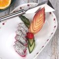 Triangular Carved Peeling Fruit Vegetable Tool Fruit Carving Knife Vegetable Salad Slicer Cutter Kitchen Accessories Tool. 