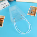 T Shape Florist Decoration Potted Clear Flower Bag Portable Plastic Gift Bags BAWEI. 