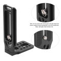 L Shaped Quick Release Plate CNC Precise Machining Camera L Bracket for Photography. 