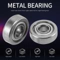 10pcs Miniature Sealed Metal Ball Bearing Model: 604 ZZ 4x12x4MM. 