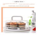 【Free-delivery】 New Portable Cake Storage Box Dessert Container Cover Case Dessert Organizer Storage Holder Food Organizer Kitchen. 