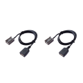 2X Car Aux USB Cable Adapter Female Port Extension Wire for Honda Civic Jazz CR-V Accord Stereo MP3 Interface. 