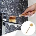 Multifunctional Wooden Handle Pan Cleaning Brush Kitchen Brushes Eco-Friendly Kitchen Sink Cleaning Bowl Washing Household Tools - brush. 