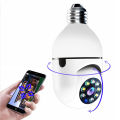 V380 Tuya PTZ Wifi Camera Mini Plus E27 Bulb Socket Security Wi-fi Camera auto rotate light bulb camera.