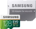 【Ready Stock+FREE Shipping+COD】SAMSUNG EVO Select 128GB MicroSDXC UHS-I U3 100MB/s Full HD & 4K UHD Memory Card with Adapter (MB-ME128HA).