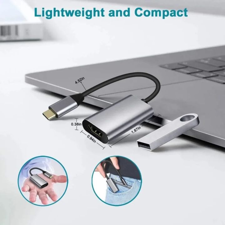USB%20C%20To%20HDMI-Compatible%20Adapter%20Cable%20Type%20C%204K%20USB%203.1%20HDTV%20Converter%20Cable%20For%20Projector%20PC%20MacBook%20Pro%20Laptop%20Tablet%20HUAWEI%20-%20Image%204