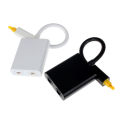 Digital Optical Audio Splitter 2 Way Audio Cable Splitter Adapter 1 Input 2 Output Optical Cable Splitter Hub For Cd Dvd. 