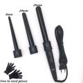 DODO 3 In 1 Hair Curlers Care Styling Curling Wand Interchangeable 3 Parts Clip Hair Iron Curler Set Curler Hair Styles Tool.