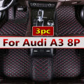 Car Floor Mat For Audi A3 8P 2004~2010 DropShipping Center Interior Accessories 100% Fit Leather Carpets Rugs Foot Pads.