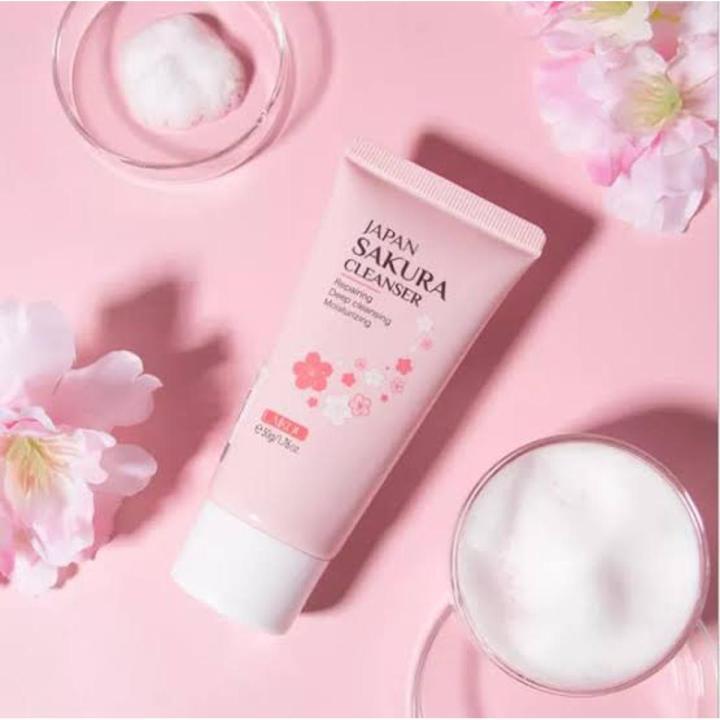 Laikou%20Japan%20Sakura%20Foam%20Cleanser%20Face%20Wash%20Oil%20Control%20Brightening%20Skin%20Care-%2050gm%20-%20Image%203