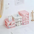 Two Layer Makeup storage box Stationery Storage Box Three Layer plastics Plastic storage organizer Drawer divided storage box. 