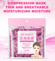 BioAQUA Compressed Facial Tablet Face Sheet Mask -10Pcs. 