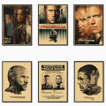 Classic TV series Prison Break Kraft Paper Poster Cafe Creative wallpaper Interior Decoration.