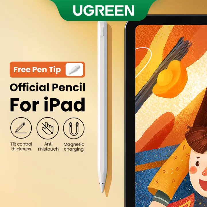 UGREEN Active Stylus Pen for Apple Pencil Magnetic Wireless Charging for iPad Pro Air Mini 2022 Palm Rejection Tilt Pen