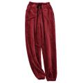 Japanese style new men's home pants thick flannel warm pants autumn and winter large size coral fleece trousers pajama pants. 