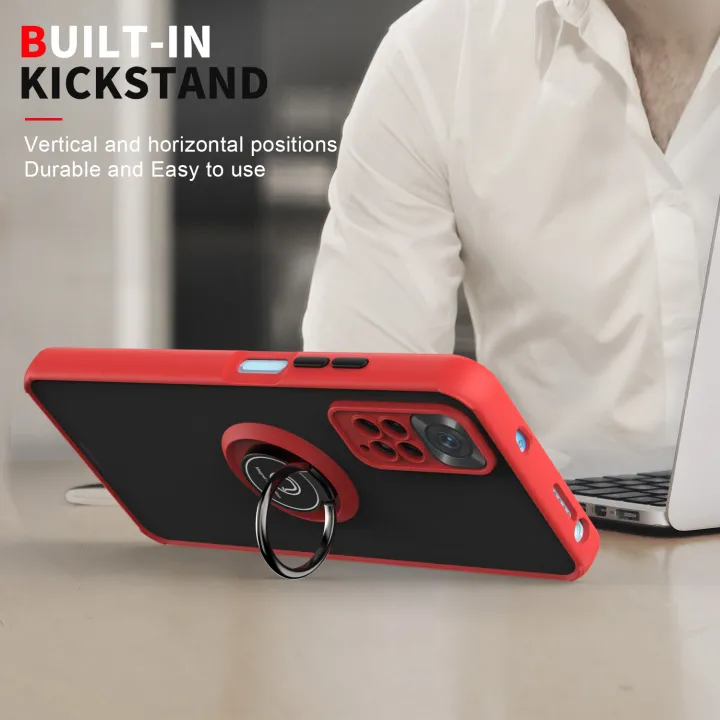 Lenuo%20For%20Redmi%20Note%2011%204G%20/%20Note%2011S%204G%20Back%20Cover%20Anti-fall%20Fashion%20Protective%20Casing%20Multifunction%20Car%20Magnetic%20Shockproof%20With%20Ring%20Stand%20Phone%20Case%20-%20Image%204