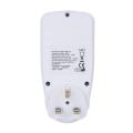 LCD Display Electricity Usage Power Meter Socket Energy Watt Volt Amps Wattage KWH Consumption Analyzer Monitor Outlet-- AC230V~250V UK Plug. 