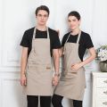 Comfortable Thin Kitchen Aprons for Woman Men Chef Work Apron for Grill Restaurant Bar Shop Cafes Beauty Nails Studios Uniform.