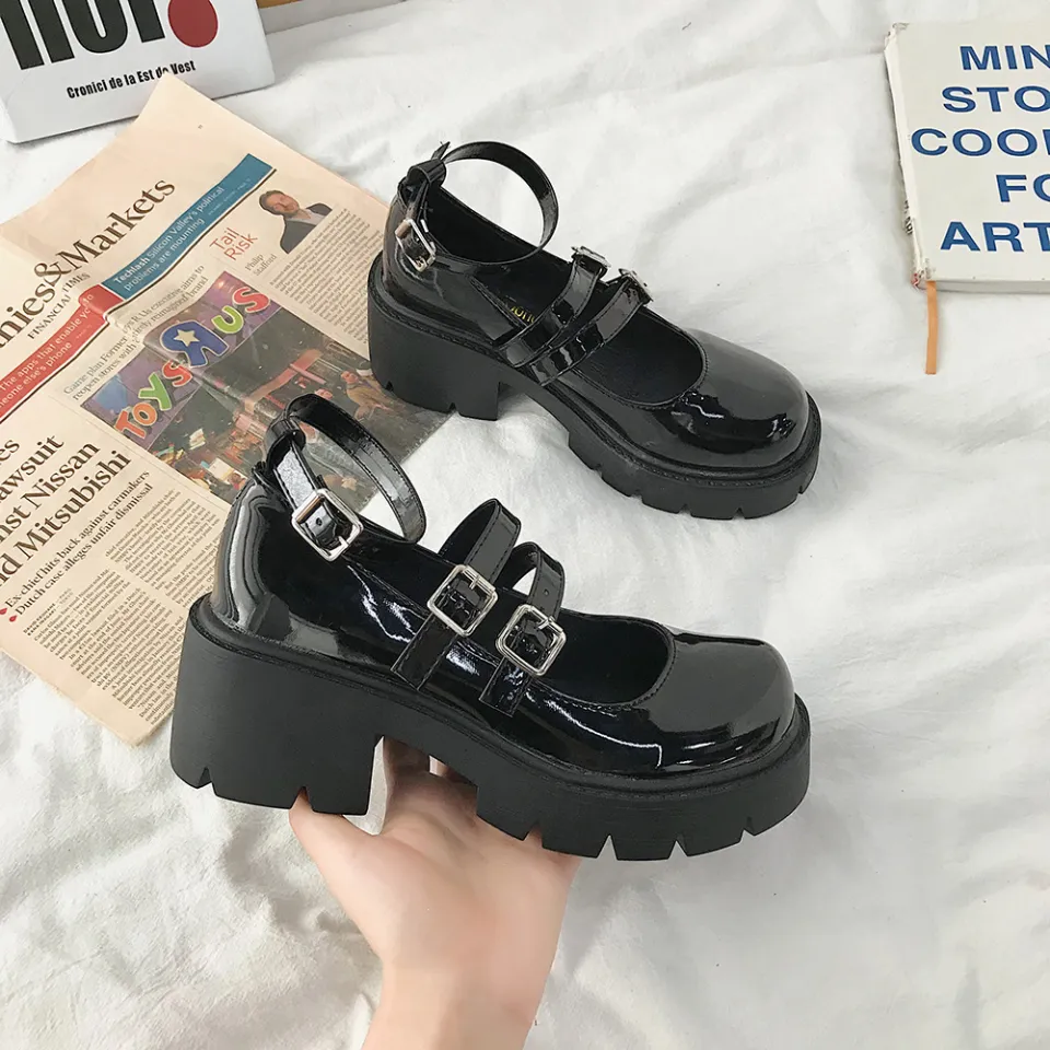 Women Shoes Japanese Style Lolita Shoes Women Vintage Soft High