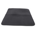 Litter box mat cat mats for litter box cat Litter Mat Double Layer Scatter Control Kitty Litter Mat Washable Litter Trapping Mat for Litter Box.