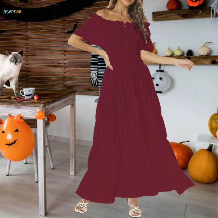 Medieval Chemise Dress Decoration Long Vintage Milesian under Dress Fancy XL
