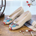 New upgraded cotton linen shoes for ladies casual summer walks and shopping tours cow tendon soles. 