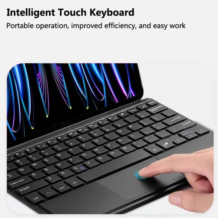 Touch%20Keyboard%20Case%20for%20Redmi%20Pad%20SE%2011%20Inch%202023%2010.61%20Mi%20Pad%206%205%20Pro%20Wireless%20Bluetooth%20Keyboard%20Mouse%20Cover%20-%20Image%202