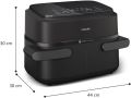 Philips NA150/09 Series-1000 Dual Basket Air Fryer | 7.1 Liter.