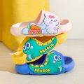 Children Slippers Summer Kids Beach Sandals Cartoon Home Bathroom Shoes For Baby Girls Boys Non-Slip Soft Sole Flats Shoes. 
