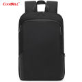 COOLBELL New Men's Business Laptop Backpack Expandable Travel Commuter Backpack Slim Laptop Bag.