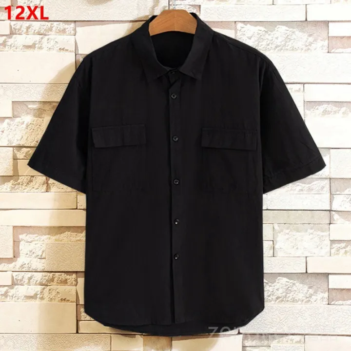 12XL%2011XL%20Pus%20size%20brother%20oversized%20extra%20large%20size%20loose%20short-sleeved%20tooling%20shirt%20men%20clothing%20-%20Image%203