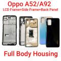 Oppo A52 A92 Full Body Housing With Camera Glass (LCD Frame, Side/Middle Frame, Back Panel/Backshell).