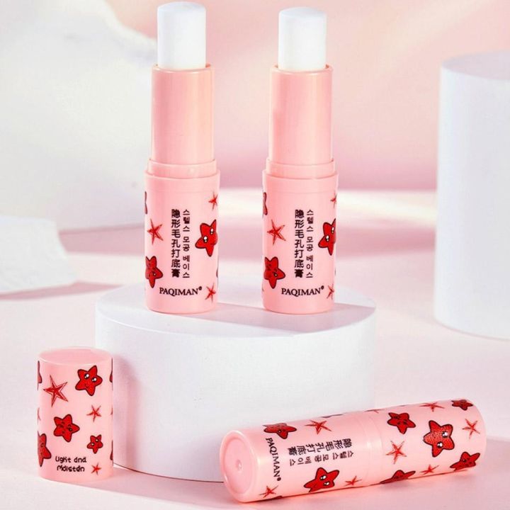 Invisible Pore Primer Stick Foundation Primer Waterproof Base Smooth Face Lines Primer Fine Moisturizing Oil-control Makeup Pen Abandon Abandon