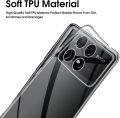 Xiaomi Poco X6 Pro Transparent TPU Phone Case Cover.